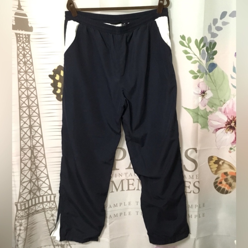 Bolle Vintage Y2K Navy Blue Track Tennis Pants Size X-Large Lined
